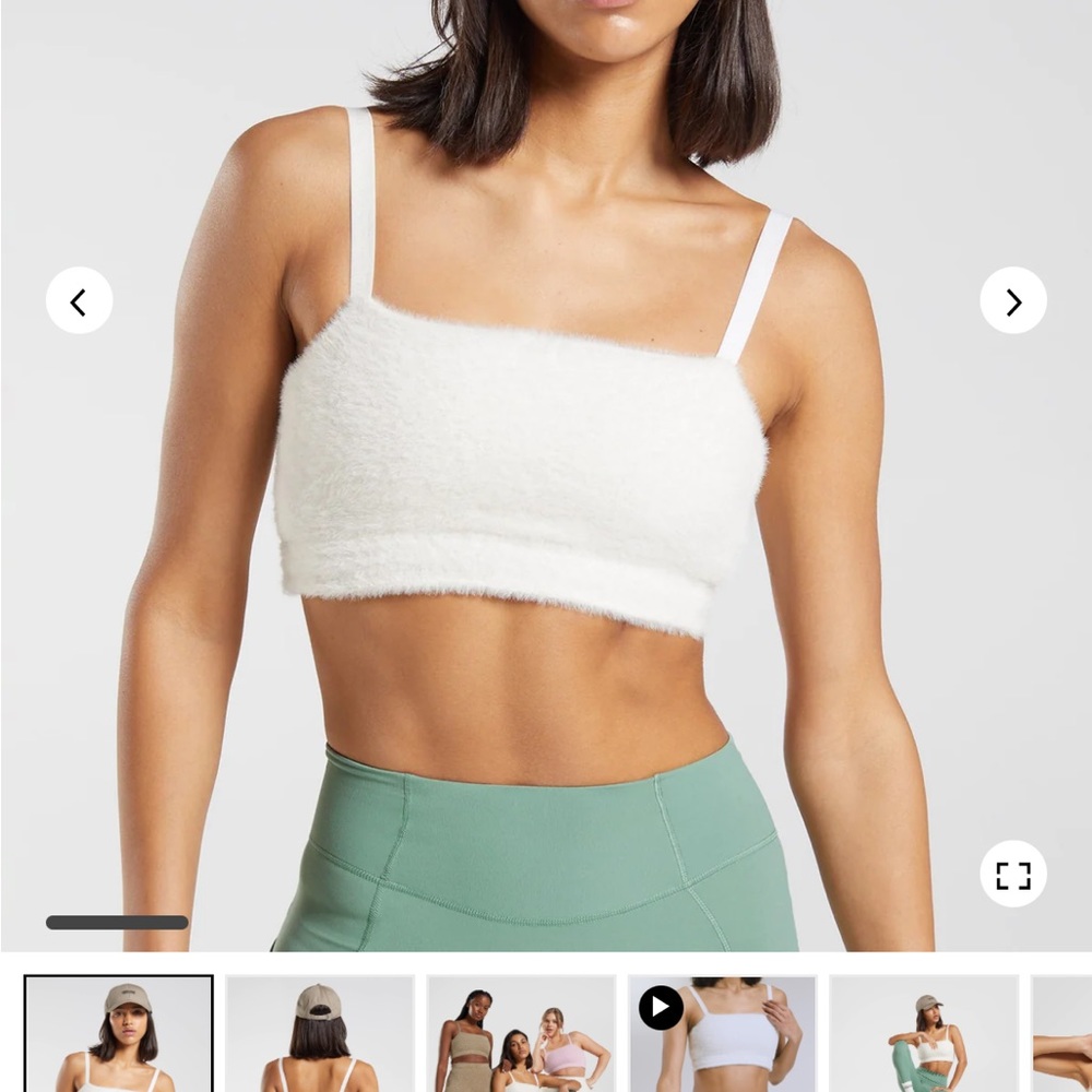 Whitney Simmons x GymShark Knit Bandeau Bra